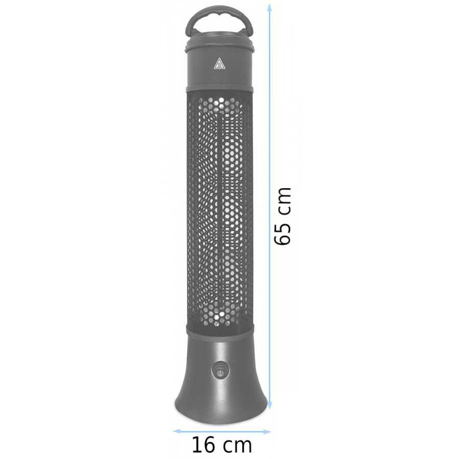 Recessed infrared ceiling heater